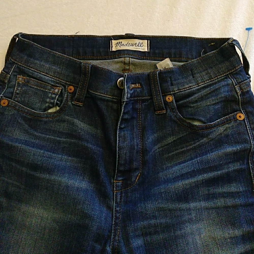 Madewell High Riser Skinny 26 Dark Wash